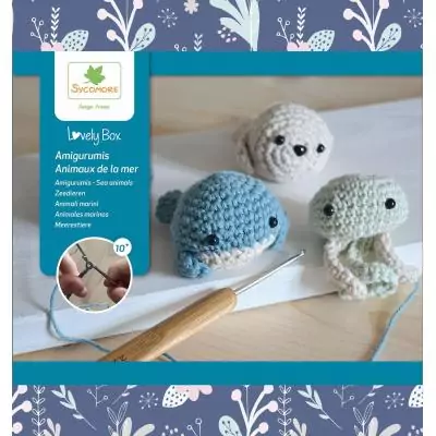 Lovely Box - SYCOMORE - Amigurumi - Animaux de la mer - Des 10 ans