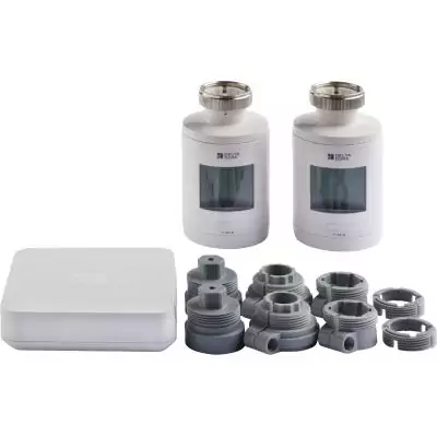Tetes Thermostatiques et box connectée - Delta Dore - Pack TRV 1.0 connecté - 6050664