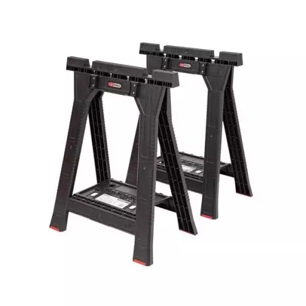 Tretaux - KS TOOLS - 850.0390F - Treteaux pliant pour caisse SCM - Treteaux pour etabli - Traiteau pliable