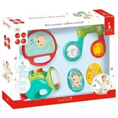 Coffret cadeau - SOPHIE LA GIRAFE - Mon premier coffret musical