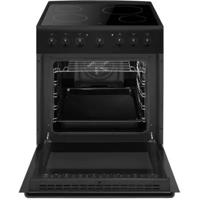 Cuisiniere vitrocéramique - AMICA - ACV6003RN - 4 feux - 1500 W - 60 cm - Noir