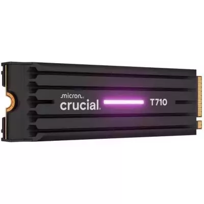 CRUCIAL - SSD interne - T710 - 1 To - avec dissipateur - PCIe Gen5 NVMe M.2 CRUCIAL - SSD interne - T710 - 1 To - avec dissipateur - PCIe Gen5 NVMe M.2