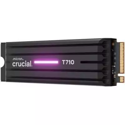 CRUCIAL - SSD interne - T710 - 1 To - avec dissipateur - PCIe Gen5 NVMe M.2 CRUCIAL - SSD interne - T710 - 1 To - avec dissipateur - PCIe Gen5 NVMe M.2