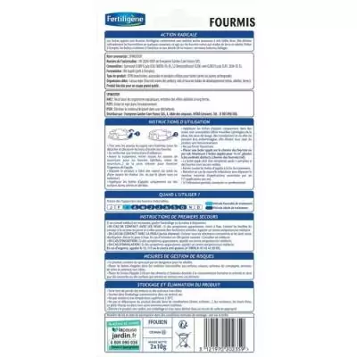 Anti-fourmis - FERTILIGENE - FFOUB2N - 2 x 10 g - Élimine la fourmiliere - Action radicale