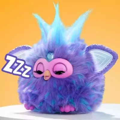 Furby violet, 15 accessoires, peluche interactive pour filles et garçons, animatronique activé par la voix, a partir de 6 an