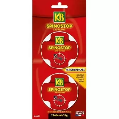 Anti-fourmis - KB - KFOUB2N - Boîte 2 x 10 g - Répulsif fourmis