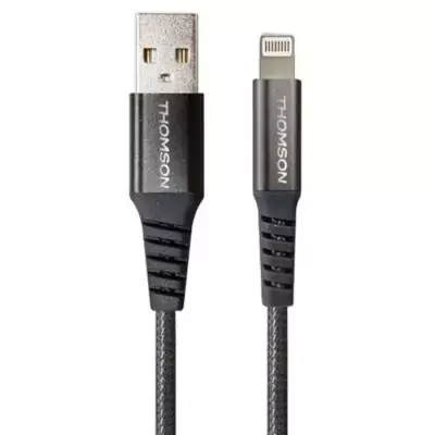 Câble - THOMSON - Charge & données - USB-A vers lightning 3A - 1.5 m