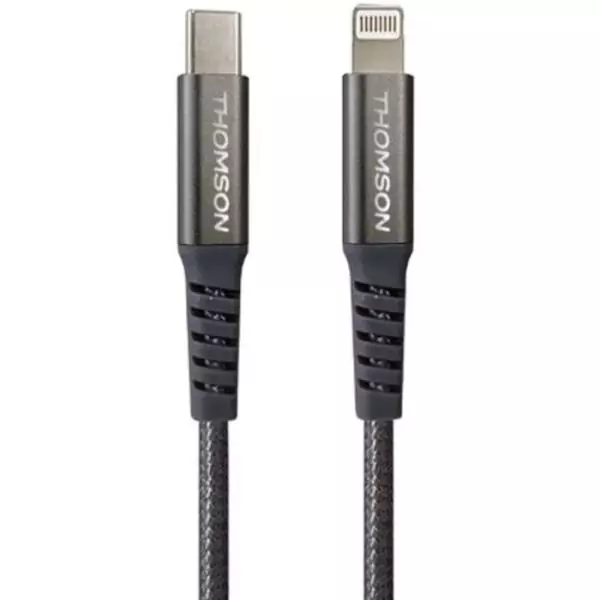 Câble - THOMSON - Charge & données - USB-C vers lightning 5A - 1.5 m