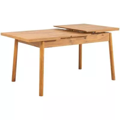 Table a manger - SANTIAGO - Extensible - Rectangulaire - 4 personnes - 120 x 77 x 75 cm - Pin atlantique Table a manger - SANTIAGO - Extensible - Rectangulaire - 4 personnes - 120 x 77 x 75 cm - Pin atlantique