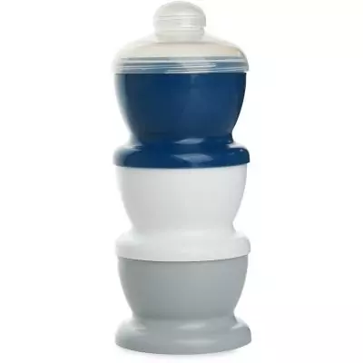 Boîte transport de lait - THERMOBABY - Avec couvercles - Gris charme