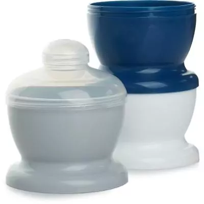 Boîte transport de lait - THERMOBABY - Avec couvercles - Gris charme