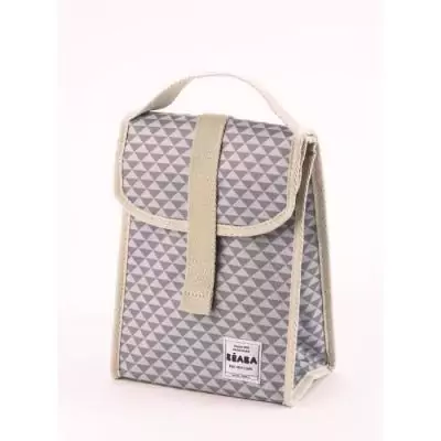 BEABA, Sac a langer Genéve II, Modulable, Grande contenance, Rangements multiples, Pochette avant amovible, Gris