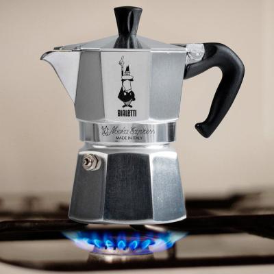 Cafetiere italienne - BIALETTI - Moka Express - Tous feux sauf induction - 12 tasses - 770 ml - Inox