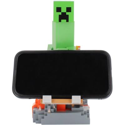 Figurine Minecraft Creeper - EXQUISITE GAMING - Cable Guys - Support écouteurs, smartphone ou petit accessoire - 20 cm
