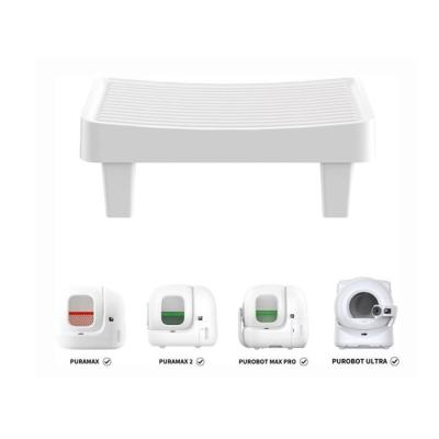 Marche sur pieds - PETKIT - Pour litiere PURAMAX et PuroBOt - Blanc