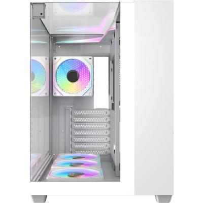 Boîtier PC - Darkflash - TH285 Blanc - Moyen tour - Format ATX - 4x120mm A-RGB - Blanc
