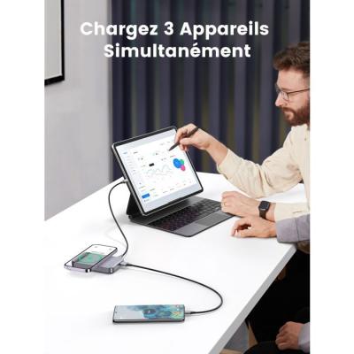 Batterie externe - UGREEN - 10,000 mAh - 20W - Gris Batterie externe - UGREEN - 10,000 mAh - 20W - Gris