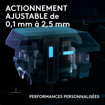 Clavier gamer - Filaire - Logitech G - G515 Rapid TKL - Noir