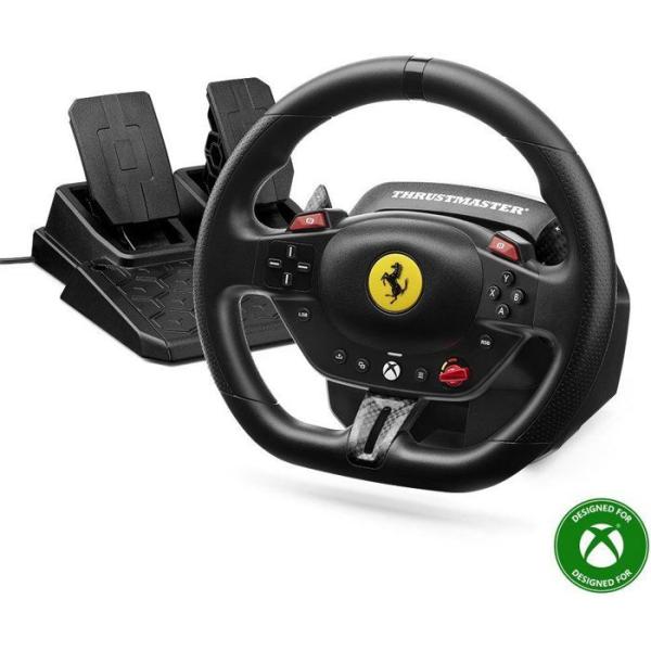 Volant + pédalier - THRUSTMASTER - T98 Ferrari 296 GTS - Pour XBOX et PC - Noir