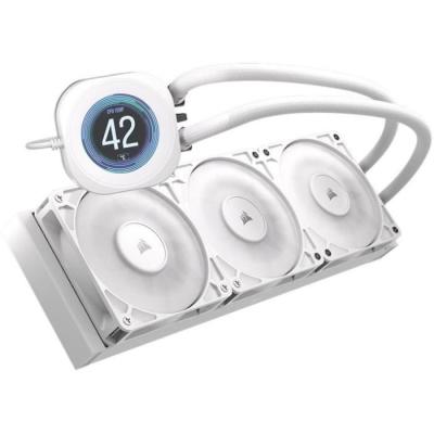 CORSAIR - NAUTILUS 360 LCD White - Refroidissement PC - 360 mm Radiator - Liquid CPU Cooler