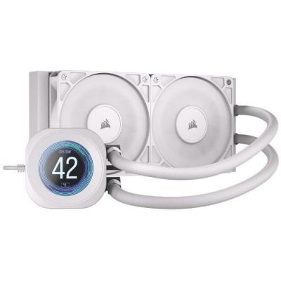 Watercooling Corsair Nautilus 240 RS LCD - Blanc - 240 mm