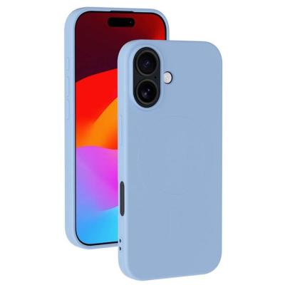 Coque MagSafe - IPhone17 - Silicone - Bleu ciel
