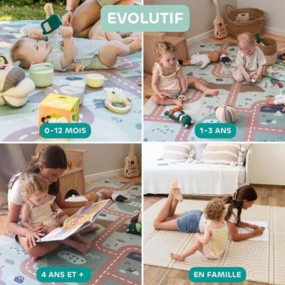 Tapis de motricité XXL - BEABA - Play Life - Landform