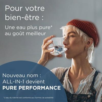 Carafe filtrante BRITA - Style Bleu - Capacité 2,4L dont 1,4L d'eau filtrée - 3 mois MAXTRA PRO