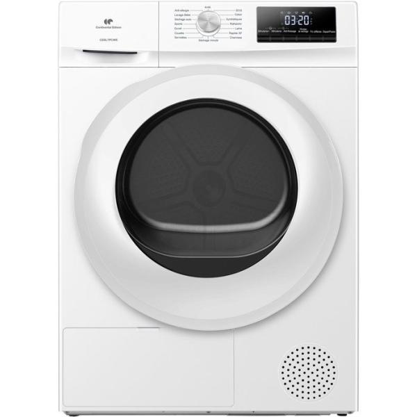 Seche-linge pompe a chaleur - CONTINENTAL EDISON - CESL7PCWE - 7 kg - 60 cm - Classe E - Blanc
