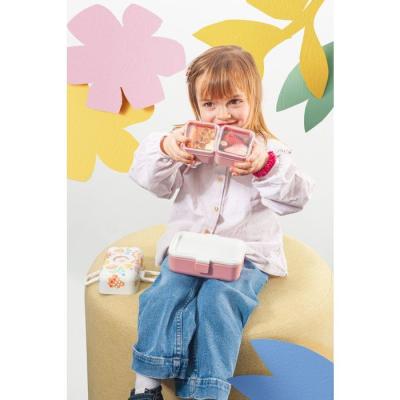 Lunch Box Enfant - MONBENTO - 3 Compartiments - Sans BPA - MB Tresor Papercut