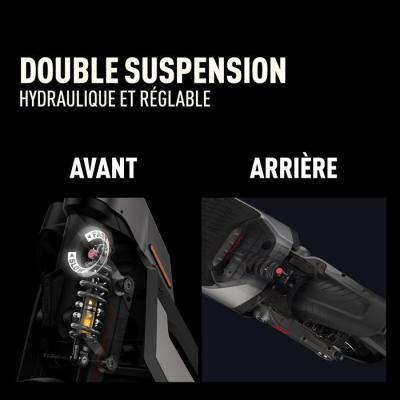 Trottinette électrique - SEGWAY - GT1E - 500 W - 11 - Autonomie jusqu'a 70 km - Clignotants - Feux