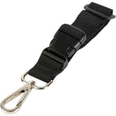 Lot de 2 attaches sac a langer pour poussette - TINEO - Mousquetons - Noir