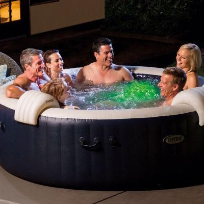Spa gonflable INTEX - Blue Navy - 216 x 71 cm - 6 places - Rond - 28432NP