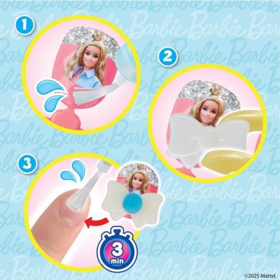 Mon coffret de manucure - AQUABEADS - Barbie - 40 ongles avec décorations - Des 4 ans