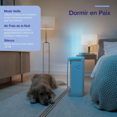 Purificateur d'air - Levoit - Vital 200S Pro - Filtration 3 étapes - Surface couverte jusqu'a 35 m² - 50 W - Blanc