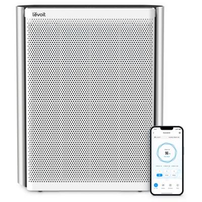 Purificateur d'air - Levoit - Everest Air - Filtration 3 étapes - Surface jusqu'a 130 m² - Mode nuit - 70 W - Gris