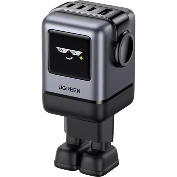 Chargeur secteur robot 4 ports - UGREEN - 100W - PD - Noir
