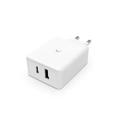 Chargeur mural KSIX Blanc 65 W Chargeur mural KSIX Blanc 65 W