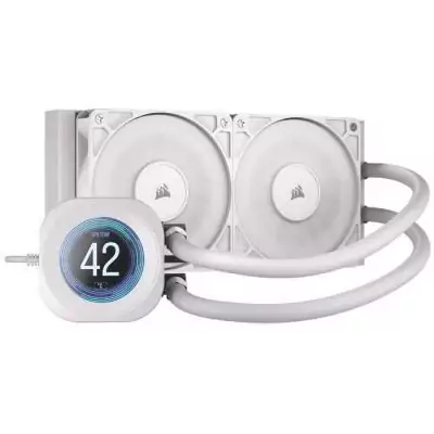 Watercooling Corsair Nautilus 240 RS LCD Blanc 240 mm - Performance de refroidissement extrême Watercooling Corsair Nautilus 240 RS LCD Blanc 240 mm - Performance de refroidissement extrême