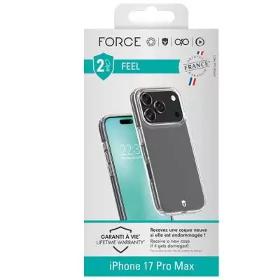 Coque FC Feel Transparent pour iPhone17 Pro Max | Protection élégante Coque FC Feel Transparent pour iPhone17 Pro Max | Protection élégante