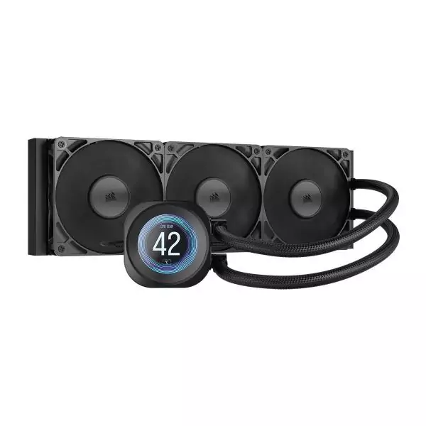 CORSAIR - NAUTILUS 360 LCD - Refroidissement PC - 360 mm Radiator - Liquid CPU Cooler