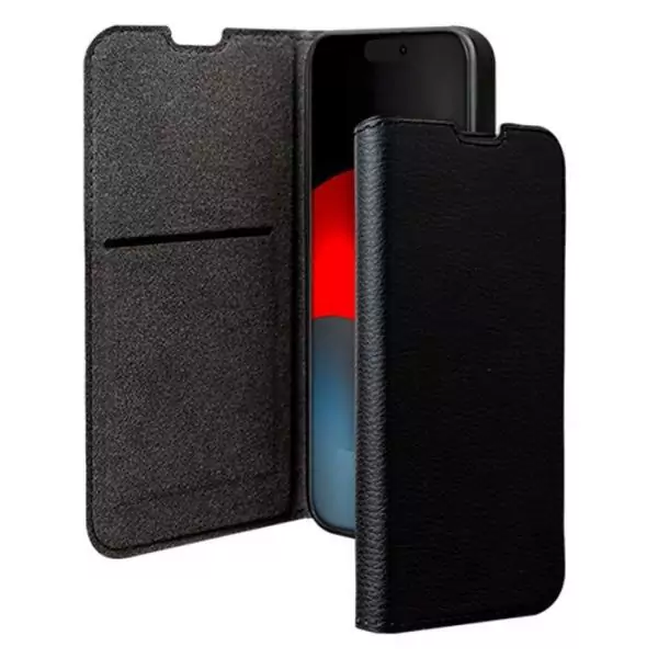 Etui a rabat - IPhone 17 Pro Max - 65% GRS - Noir