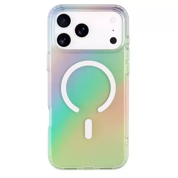 Coque MagSafe - IPhone17 Pro Max - Semi-transparente - Irisée