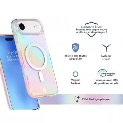 Coque FC Air MagSafe pour iPhone Air - Effet Holographique