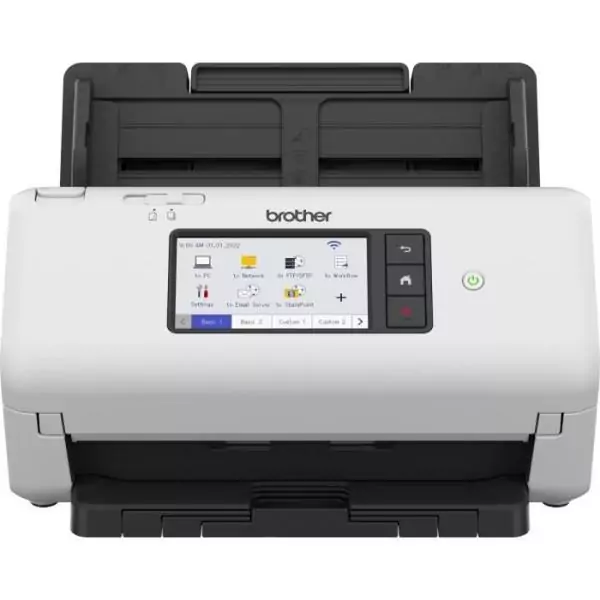 Scanner de documents - BROTHER - ADS-4700 - Recto-verso - Ethernet/Wi-Fi/Wi-Fi Direct - 40 ppm/80 ipm