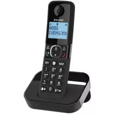 Téléphone fixe sans fil - ALCATEL - F860 solo noir - Sans répondeur Téléphone fixe sans fil - ALCATEL - F860 solo noir - Sans répondeur