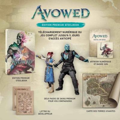 Avowed - Premium Edition SteelBook - Jeu Xbox Series X Avowed - Premium Edition SteelBook - Jeu Xbox Series X