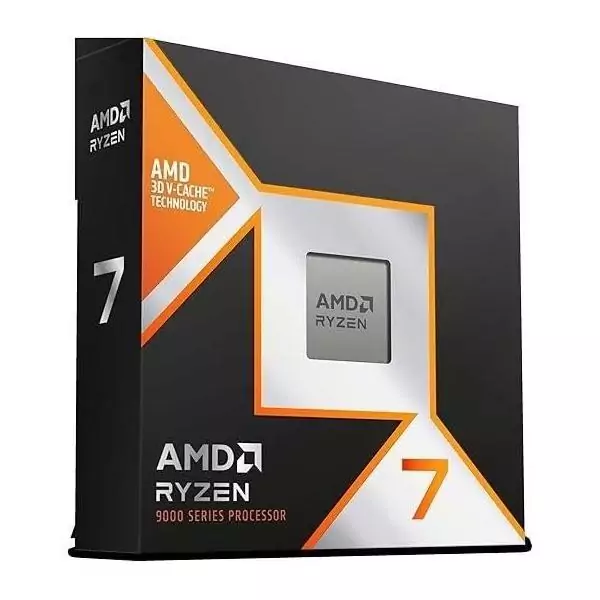 Processeur - AMD - Ryzen 7 9800X3D - 4.7 GHz, 8 coeurs, 104 MB L2 & L3, AM5