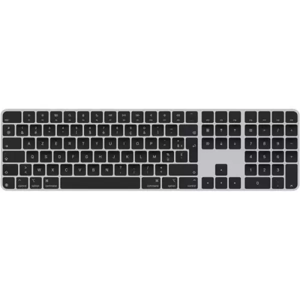 Magic Keyboard Touch ID clavier numerique avec Apple silicon - FR - Touches noires