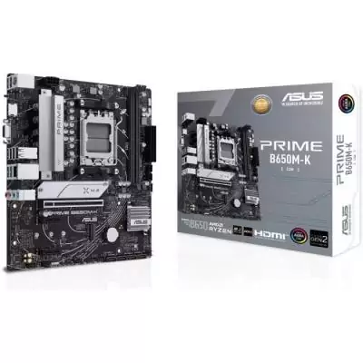 Carte mère ASUS PRIME B650M-K : Emplacement AM5 micro ATX efficient